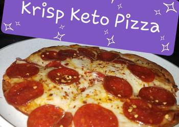 Easiest Way to Prepare Delicious Krisp Keto Pizza