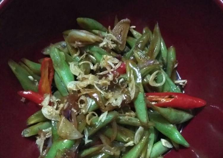 Resep Tumis buncis asam manis Lezat