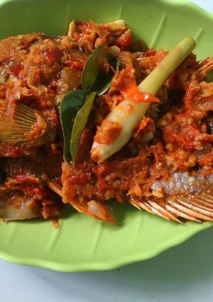 Foto resep balado mujair merah