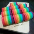 Mini Rainbow Roll Cake