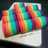 Mini Rainbow Roll Cake