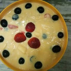A picture of Fruit custard.