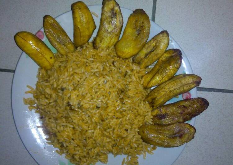 Recipe of Ultimate Palm oil okpeherice and plantain Cooking Basics for Beginners