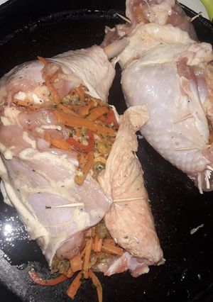 Una foto de Pollo relleno