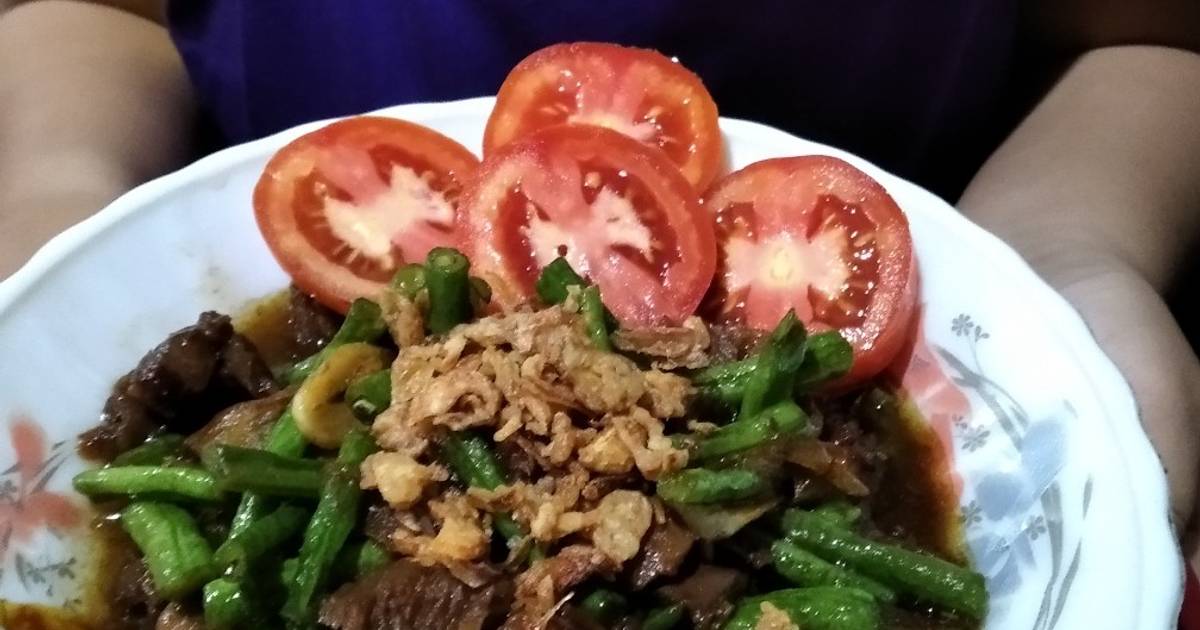 Resep Tumis Kambing Kacang Panjang Oleh Aziyya Ra Cookpad