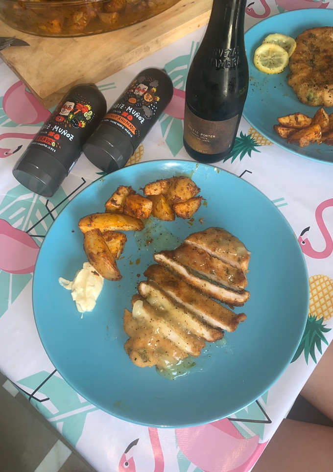 Una foto de Pollo al limón (estilo chino)