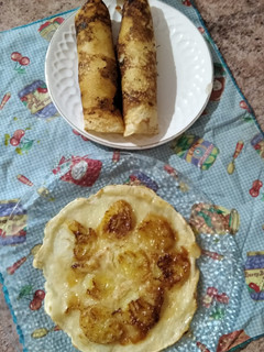 Una foto de Panqueques de banana