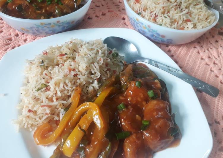 Step-by-Step Guide to Prepare Any-night-of-the-week Chilli prawn n chicken