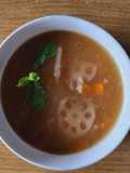 Lotus stem soup