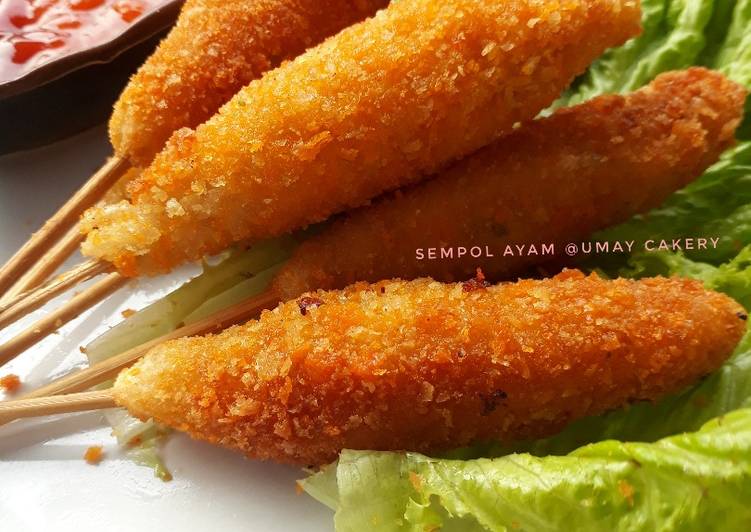 Resep Sempol Ayam crispy, Enak Banget