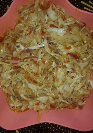 A picture of Masala Cabbage.