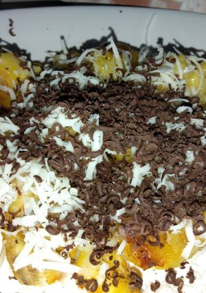 Foto resep Banana cheese and chocolate