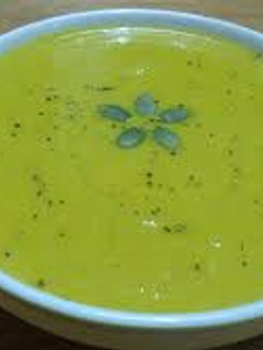 A picture of Pumpkin Soup.