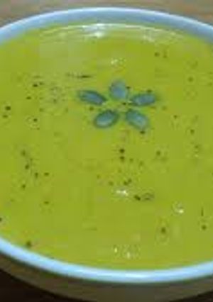 A picture of Pumpkin Soup.