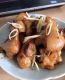 Móng giò xào chua cay