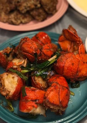 薑蔥炒龍蝦 的食譜成品照片