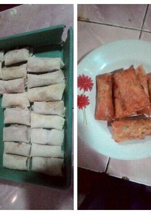 Foto resep Lumpia isi wortel jamur tiram