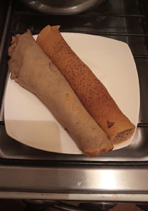 Una foto de Panqueques de chocolate