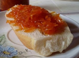 Una foto de Mermelada de zanahoria y naranja