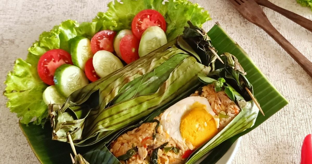 Nasi Bakar Sambal Tempe