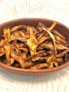 Una foto de Chips saludables de cáscaras de papa