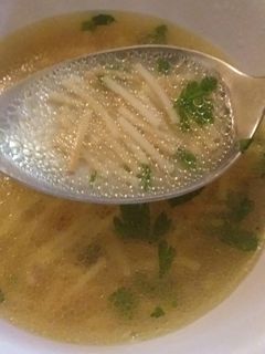 صورة لوصفة شوربة الشعيرية