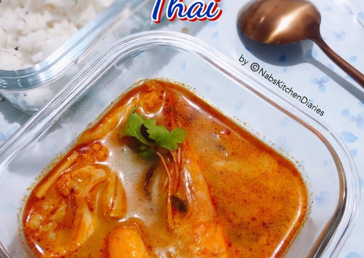 Rahsia Resepi: Tomyam Campur Thai Macam Dekat Kedai - Resepi Percuma