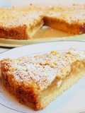 Streuselkuchen mit Apfelmus