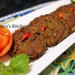 Smoked Veg. Galouti Kebab A picture of Smoked Veg. Galouti Kebab.