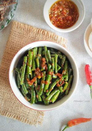 Foto resep Pencok Kacang Panjang