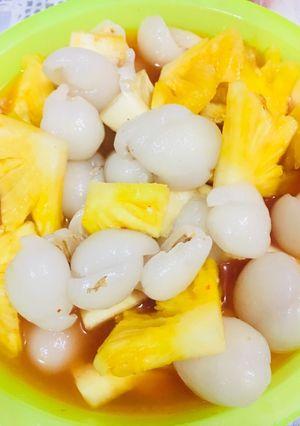 Foto resep Asinan rambutan nanas
