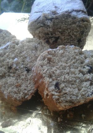 Una foto de Budín de nuez a la leche