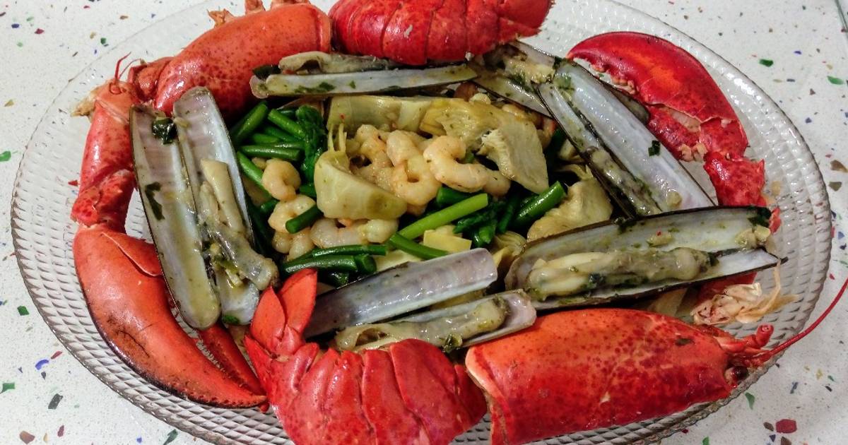 Salteado de mariscos 402 recetas caseras Cookpad