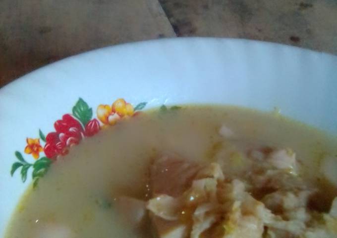 Resep: Jangan santen tewel(sayur santen nangka muda) Ekonomis