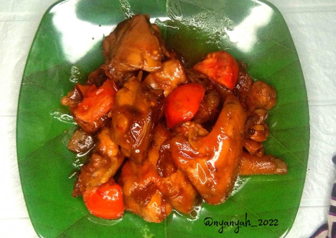 Semur ayam Sunda (Praktis, tanpa goreng)