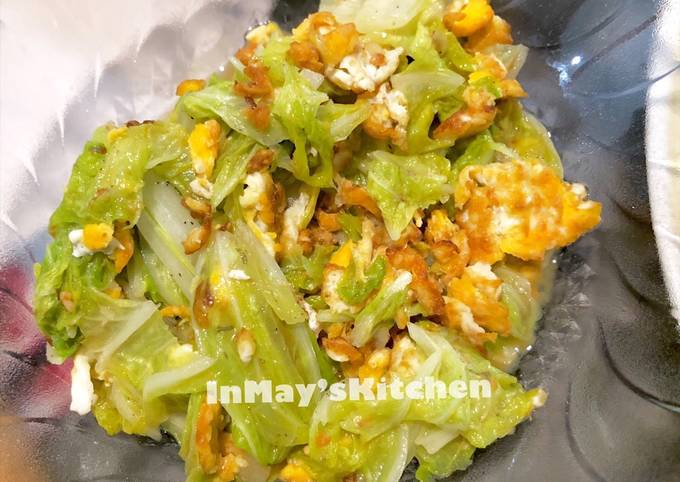 Resep Sawi Putih Cah Telur Oleh In Mays Kitchen Cookpad