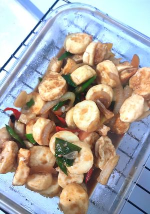 Foto resep Tumis Putih Telur Saus Tiram