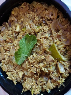 வாழைப்பூ பொடிமாஸ் (Vaazhaipoo podimass recipe in tamil) செய்முறை முக்கிய புகைப்படம்