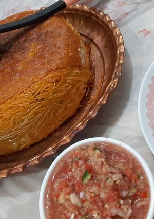 عکسی از دستور ماکرونی با مرغ😋