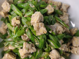 Tumis buncis tempe