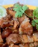 Thịt kho tiêu mới lạ với heo quay