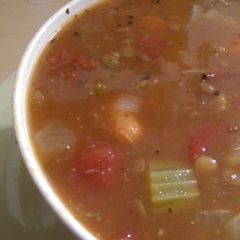 A picture of Italian Lentil Soup.