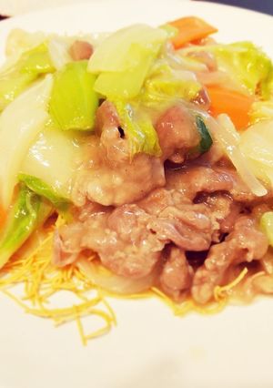 A picture of Easy Authentic Chop Suey (Happosai)! Great for Chinese Rice Bowls or Crispy Noodles.