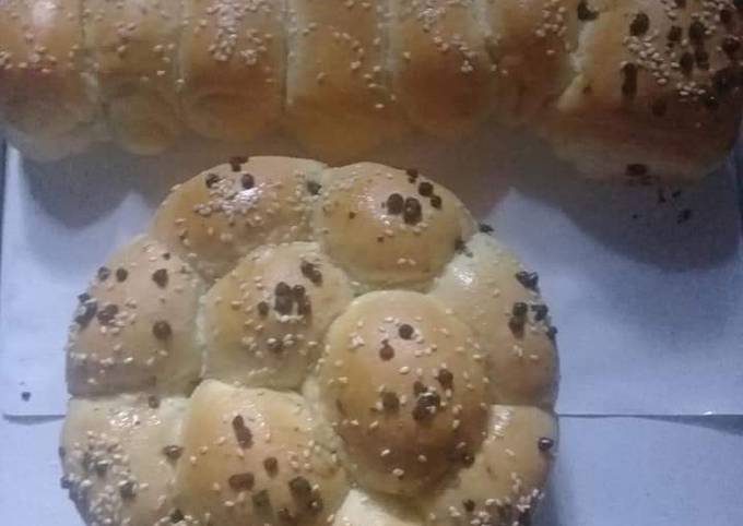 Roti manis isi coklat|no telur dan no mixer