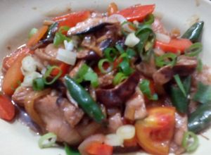 Foto resep Ayam Jamur Shitake/Hioko Saos Tiram