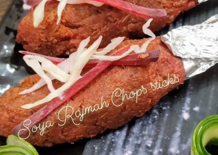 Recipe of Super Quick Homemade Soya Rajmah Chop Sticks