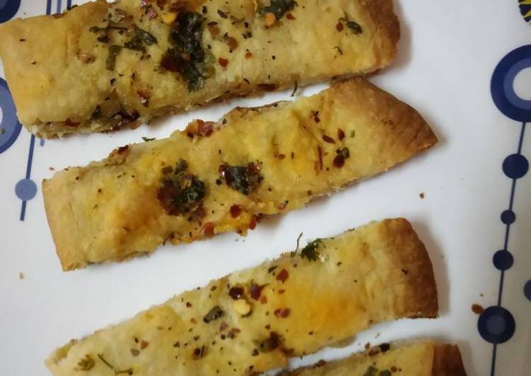 Easiest Way to Make Perfect Cheese corn stuffed garlic bread