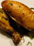 Roast chicken with lingonberry mint sauce