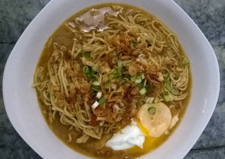 Langkah Mudah untuk Menyiapkan Mie ramen samyang kari💕 Anti Gagal