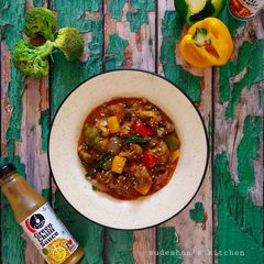 A picture of Broccoli Manchurian 🥦.
